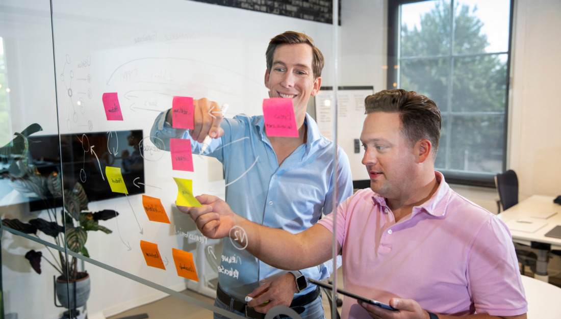 Studio Brabo strategie brainstorm post its