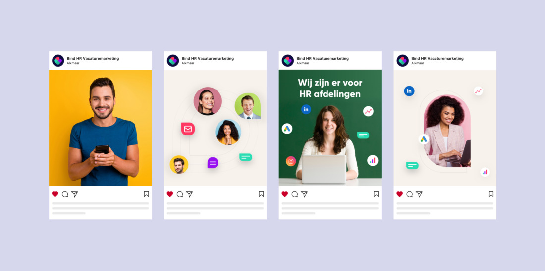 BindHR branding social media