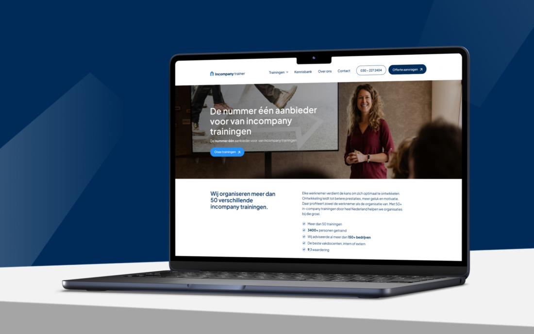 Conversiegerichte website voor Incompany Trainer