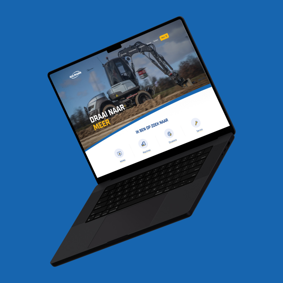 Nieuwe website voor Ahlmann
