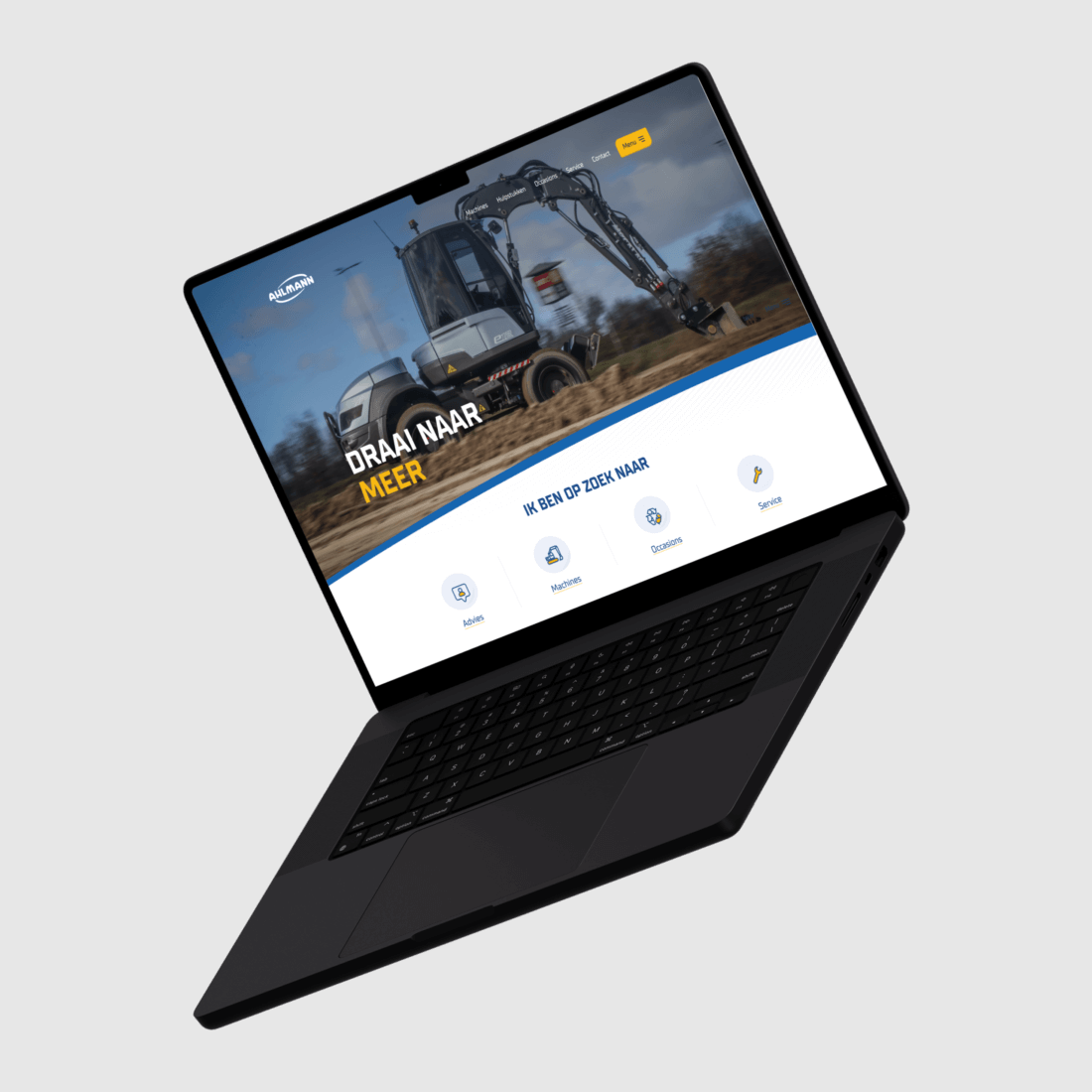 Nieuwe website voor Ahlmann