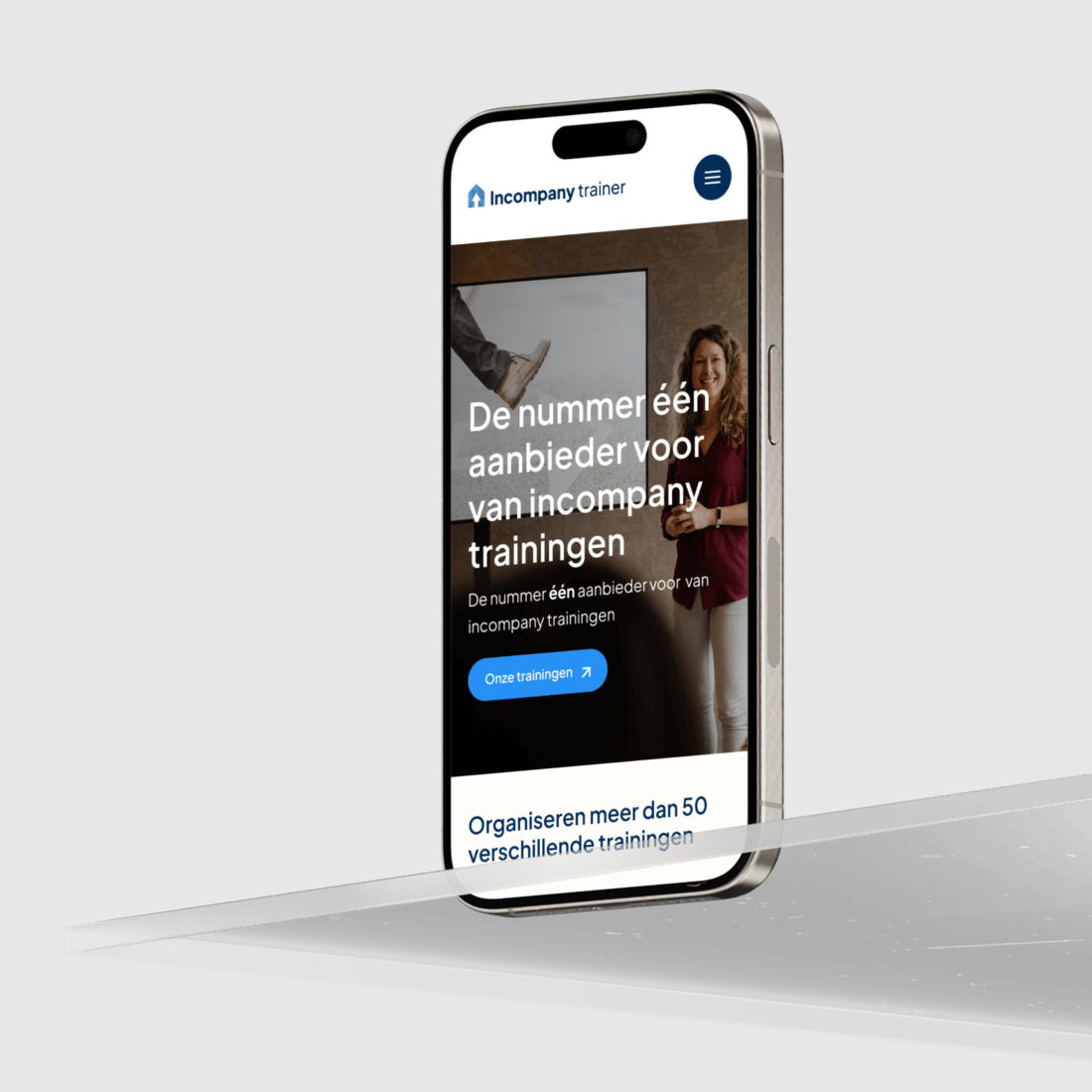 Lead website voor Improve Training Group uit Utrecht door Studio Brabo