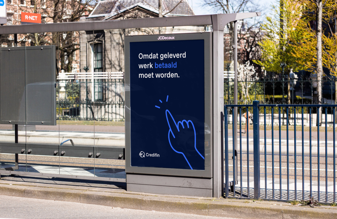 branding credifin billboard
