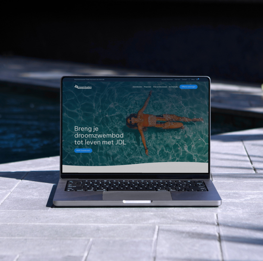 Website en webshop voor zwembaden producent uit Waalwijk