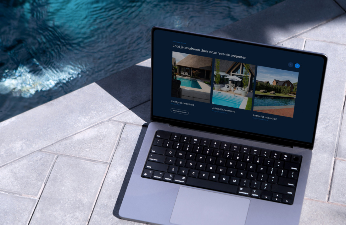 Website en webshop voor zwembaden producent uit Waalwijk