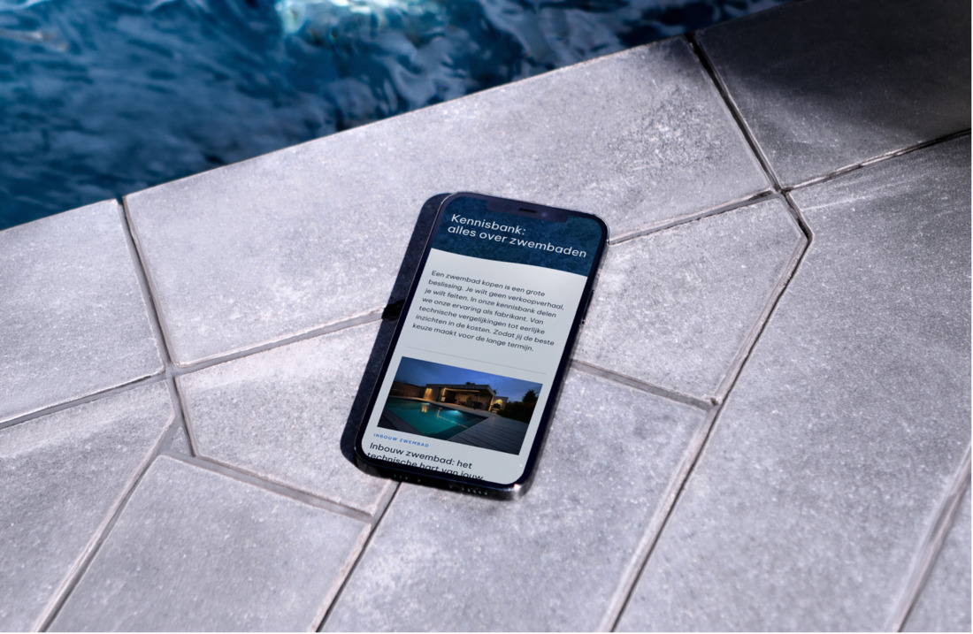 Website en webshop voor zwembaden producent uit Waalwijk