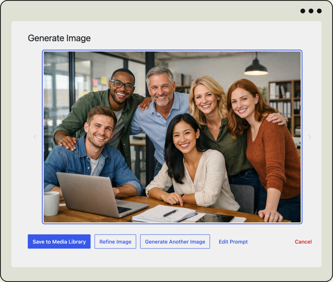 WordPress 7.0 AI beeldgeneratie