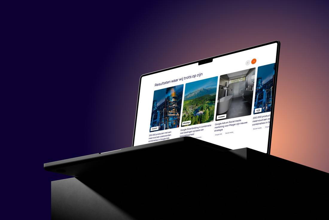 Ascend Online leadgenererende website met cases