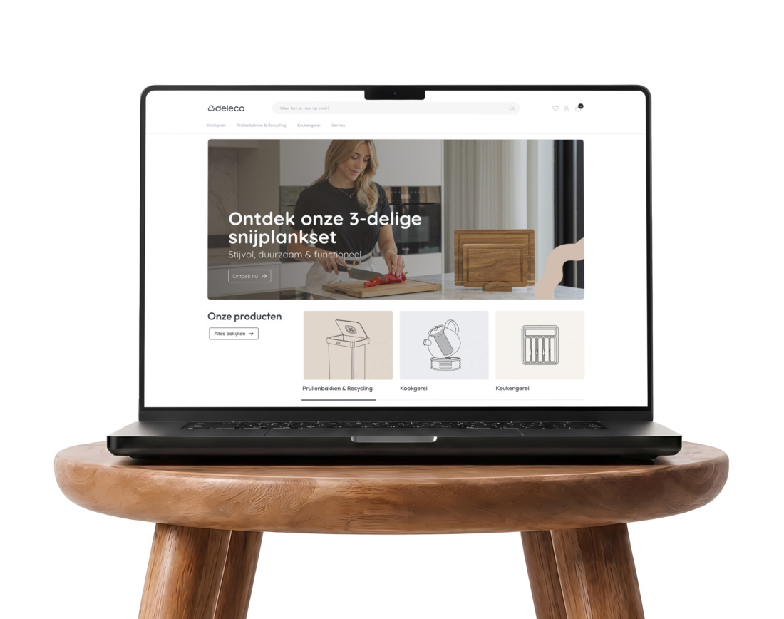 Webdesign voor kitchenware bedrijf