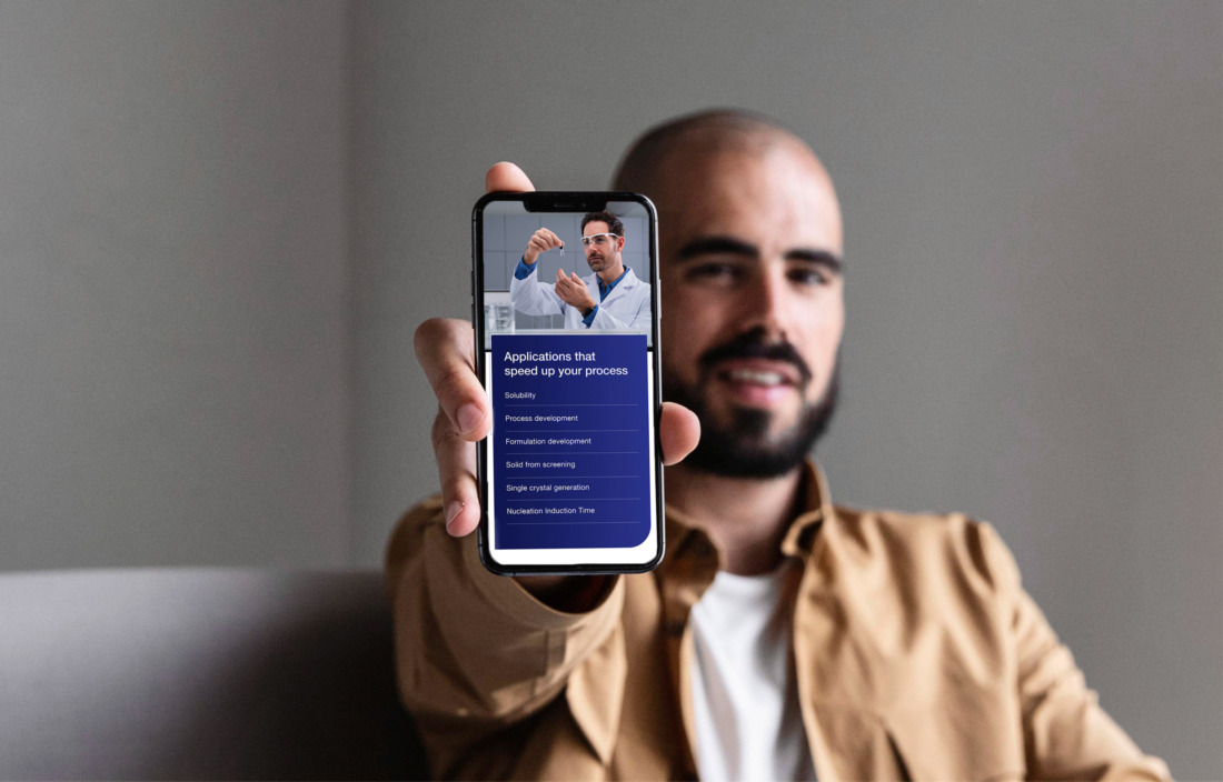 Mobile first webdesign voor leadwebsite Technobis