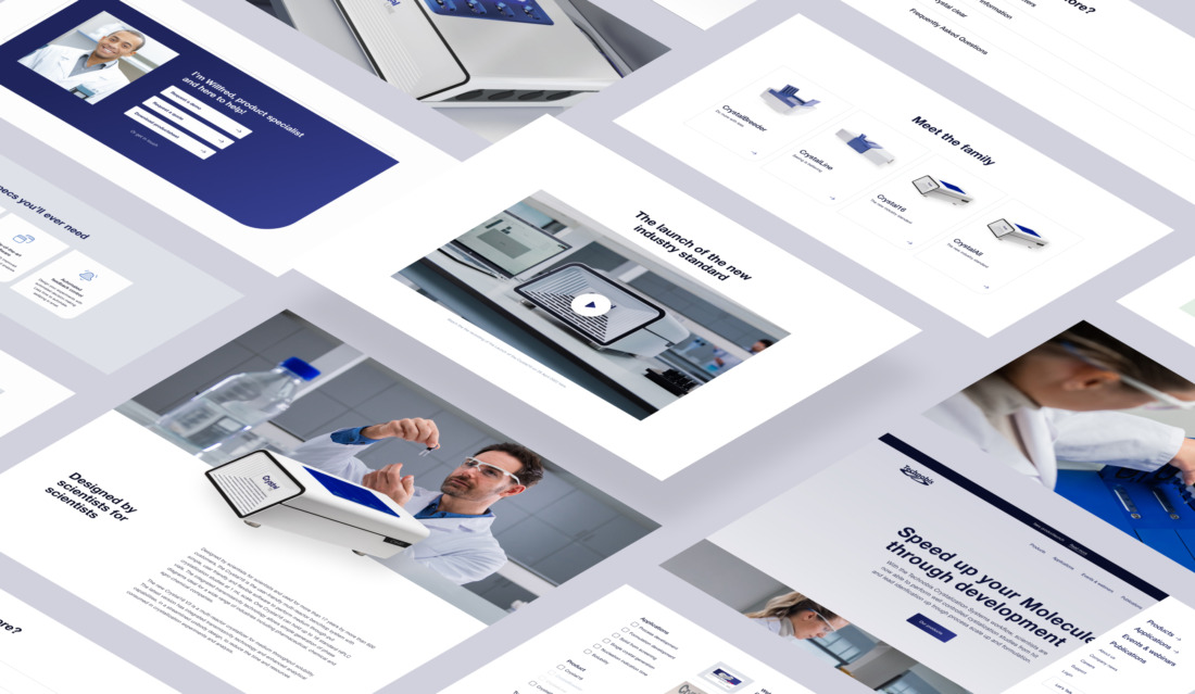Webdesign voor Technobis laboratorium technologie